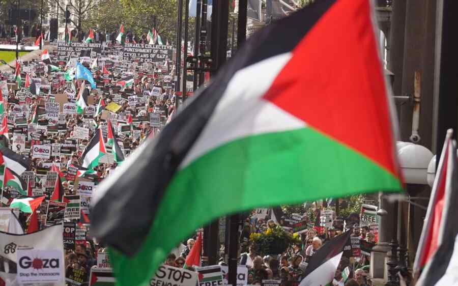 Di Washington, Pengunjuk Rasa Berunjuk Rasa Untuk Mendukung Palestina