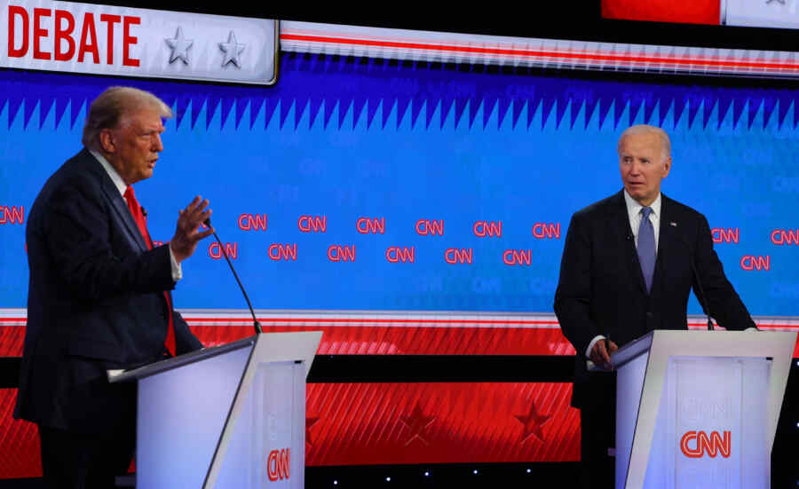 Trump Menyebut Biden Penjahat Dalam Debat Langsung Yang Disiarkan Televisi