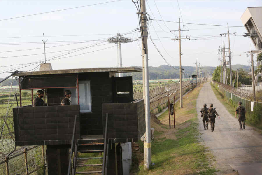 Tentara Korea Utara Terluka Di Perbatasan Dengan Korea Selatan