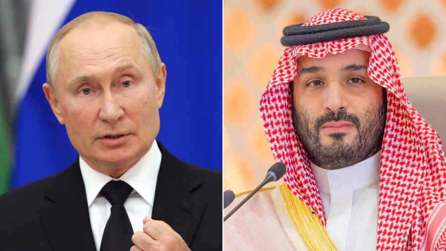 Putra Mahkota Arab Saudi Berdiskusi Tentang Ukraina dengan Putin