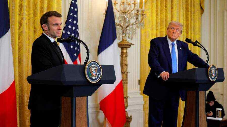 Trump Membuat Pernyataan Mengejutkan Setelah Bertemu Macron