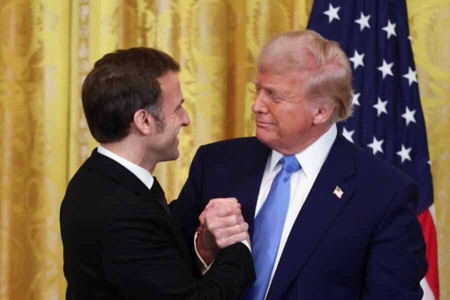 Setelah Kunjungan Macron ke AS, Trump Setuju dengan Rencana Pengiriman Pasukan Penjaga Perdamaian ke Ukraina, Tetapi dengan Satu Syarat