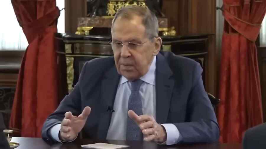 Lavrov: Rusia Tidak akan Menerima Gencatan Senjata yang Mengancam Nyawa Rakyatnya