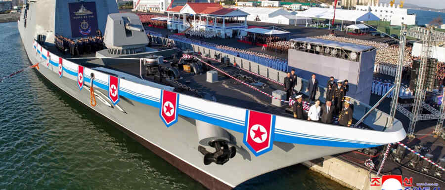 KCNA: Kecelakaan Terjadi Selama Peluncuran Kapal Perusak di DPRK