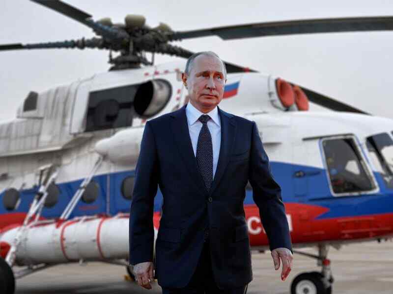 Tentara Rusia Melindungi Helikopter Putin dari Serbuan Drone Ukraina