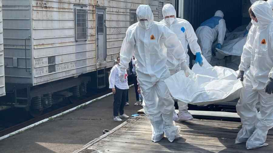 Rusia Serahkan 1.200 jenazah tentara Angkatan Bersenjata Ukraina Lagi ke Ukraina pada Hari Minggu