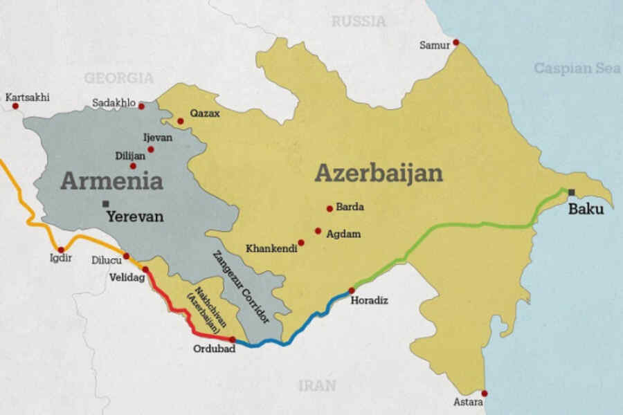 AS Ingin Mengendalikan Koridor Zangezur antara Armenia dan Azerbaijan