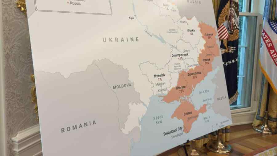 Medinsky: Kata Ukraina Hanya Cocok Berada di Sisi kiri Peta Ukraina