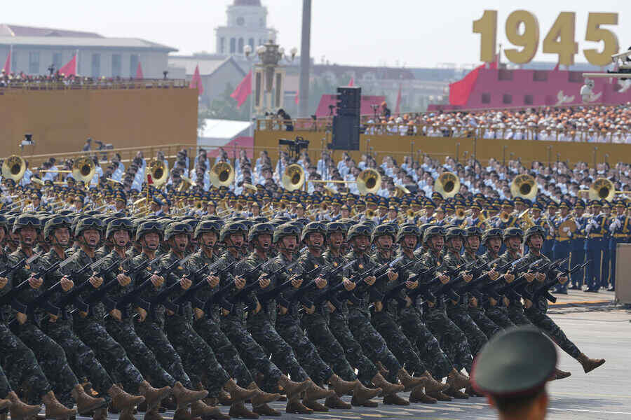 Parade Militer di Tiongkok Telah Berakhir
