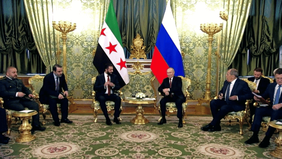 Putin Bertemu dengan Presiden Suriah Al-Sharaa di Kremlin