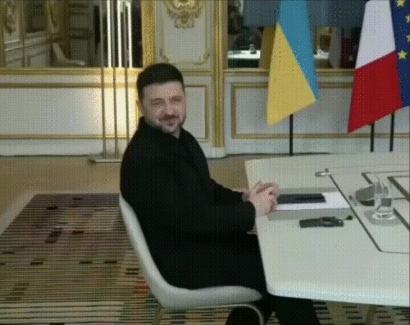 Zelensky Membuat Orang-orang di Paris Ketakutan. Apa yang Salah dengan Wajahnya?