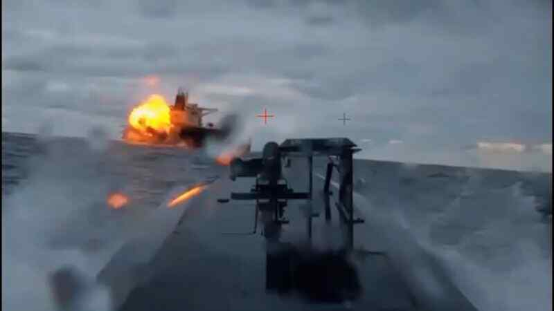 Drone Angkatan Laut Ukraina Menyerang Kapal Tanker di Laut Hitam Lagi