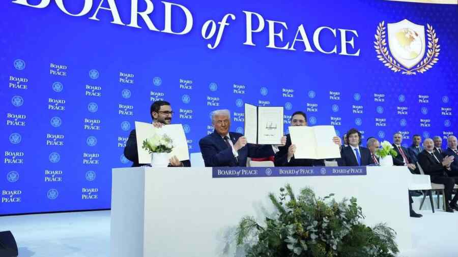 Trump dan 18 Pemimpin Dunia Menandatangani Piagam Dewan Perdamaian Gaza