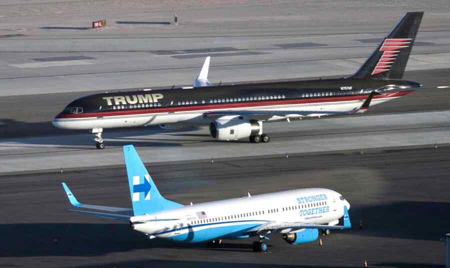 Pesawat Trump Terpaksa Kembali ke AS karena Mengalami Kerusakan