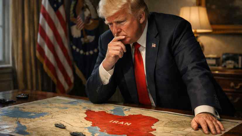 Trump Terjebak di antara Dua Pilihan: Serangan Terbatas atau Serangan Besar-besaran