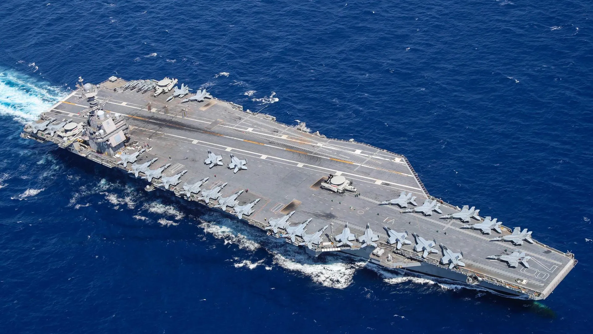 Iran Mengatakan Bahwa Kapal Induk USS Gerald R. Ford Dibakar oleh Tentara AS Sendiri