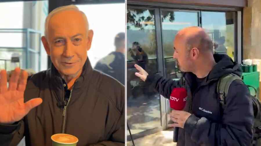 Iran Mengedepankan Kebenaran dan Israel Mengandalkan Teknologi: Netanyahu Mengunjungi Sebuah Kedai Kopi yang Telah Tutup Selama Dua Minggu