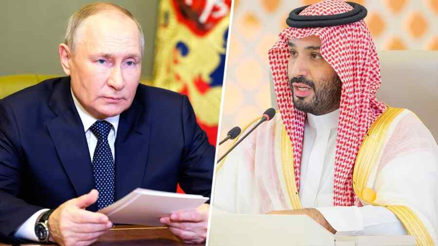 Putin dan Pangeran Arab Saudi Menyerukan Gencatan Senjata di Timur Tengah