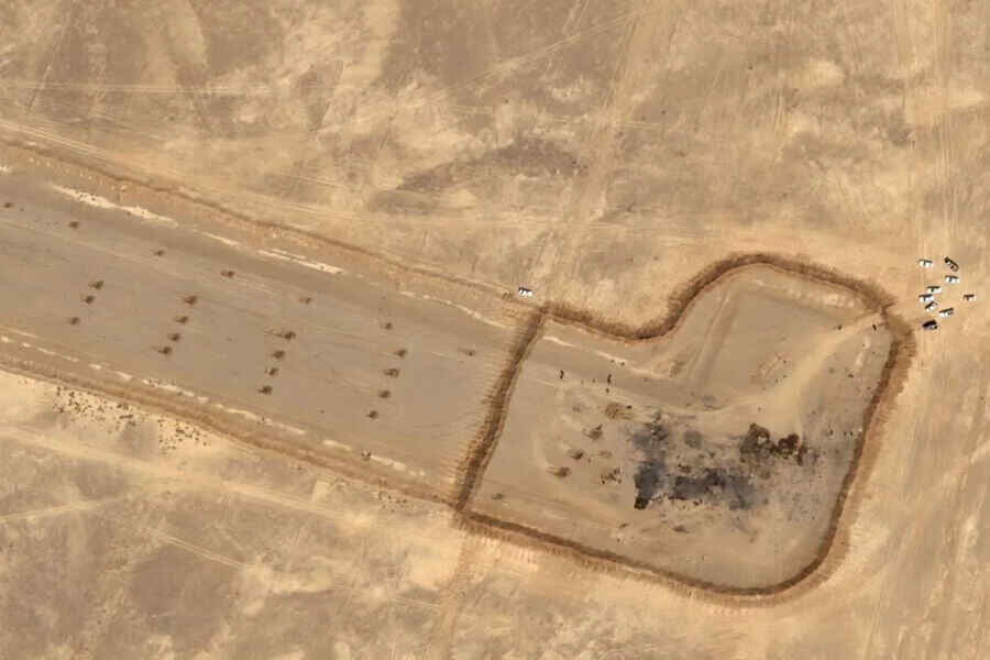 Militer Iran Menimbun Lapangan Terbang yang Sebelumnya Digunakan oleh Angkatan Udara AS