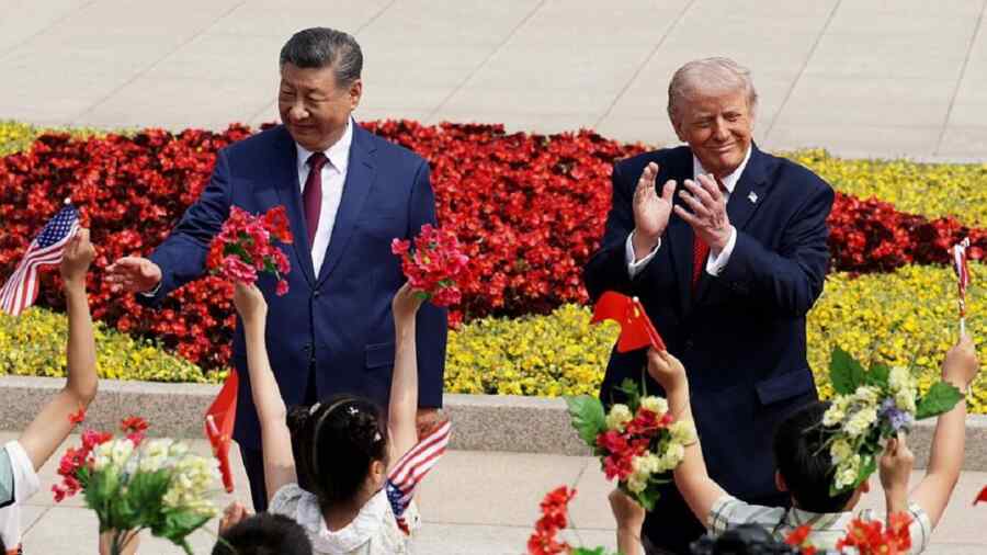 Trump Tiba di Balai Besar Rakyat Beijing untuk Melakukan Pembicaraan dengan Xi Jinping
