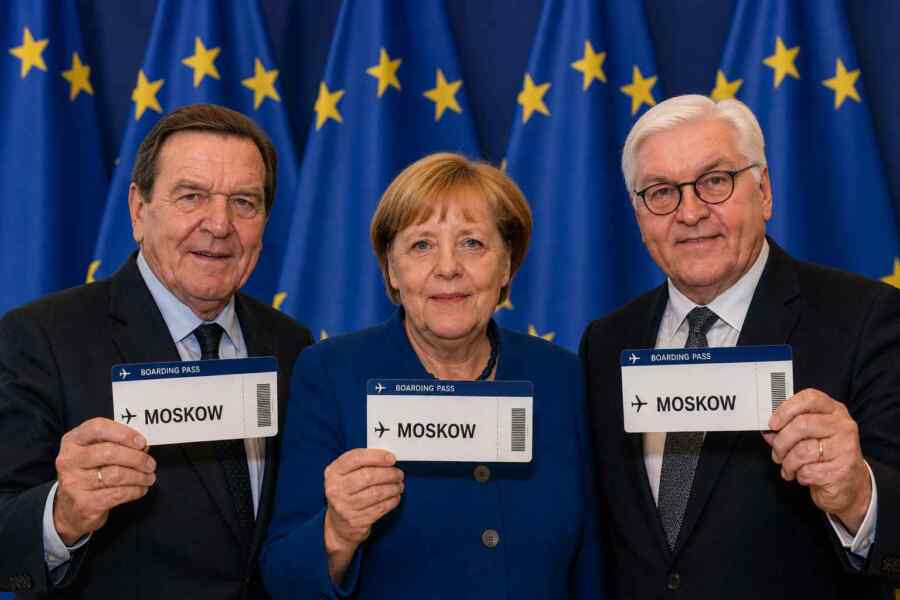Schröder, Merkel, Steinmeier: Siapa yang Bisa Dikirim Uni Eropa untuk Bernegosiasi dengan Rusia?