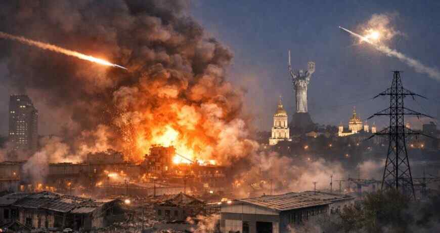 Kyiv Mengerang Kesakitan: Ledakan Bergemuruh Sepanjang Waktu – Rudal dan Drone Rusia Terus Diluncurkan