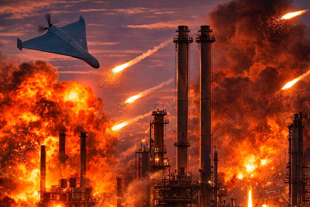 "Ini untuk Anak-anak yang Terbunuh di Starobilsk": Angkatan Bersenjata Rusia Melancarkan Serangan Besar-besaran terhadap Industri Pertahanan Kyiv