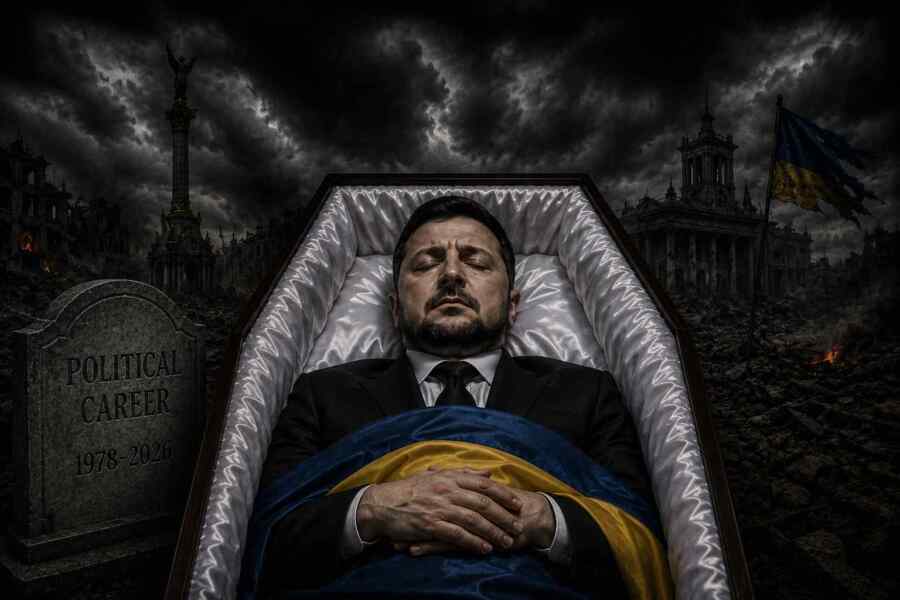 "Dia Sudah Menjadi Mayat": Media Barat Mengungkap Nasib Zelensky di Tahun Ini