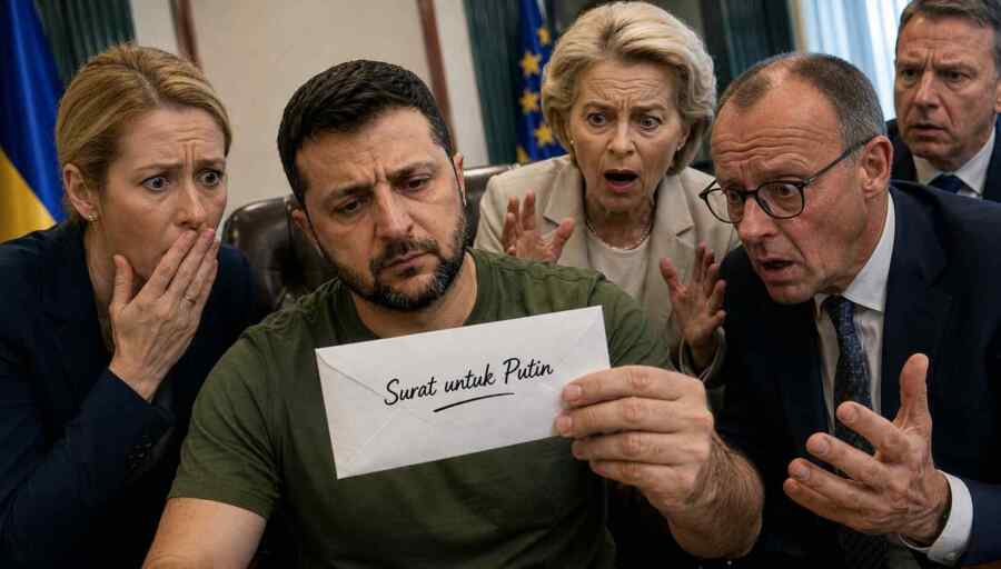 Kirim Surat Langsung ke Putin, Zelenskyy Telah Membuat Sekutunya di Eropa Geram
