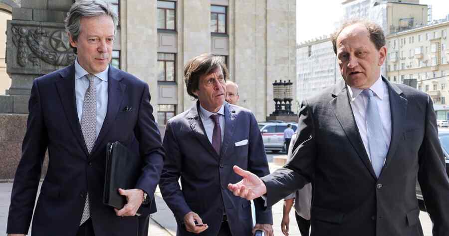 Para Duta Besar EU3 Mengadakan Pembicaraan Selama Satu Setengah Jam di Kementerian Luar Negeri Rusia
