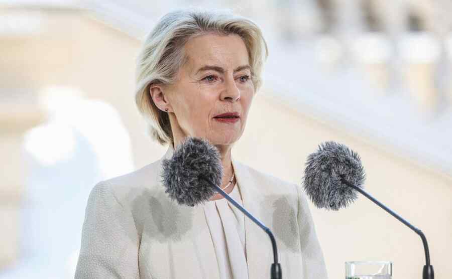 Von der Leyen Terpaksa Bersembunyi di Tempat Perlindungan di Kyiv Setelah Bunyi Sirene Serangan Udara