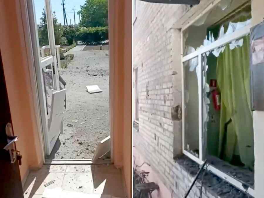 Tentara Ukraina Menyerang Sebuah Taman Kanak-kanak di Desa Blagoveshchenka di Wilayah Zaporizhzhia