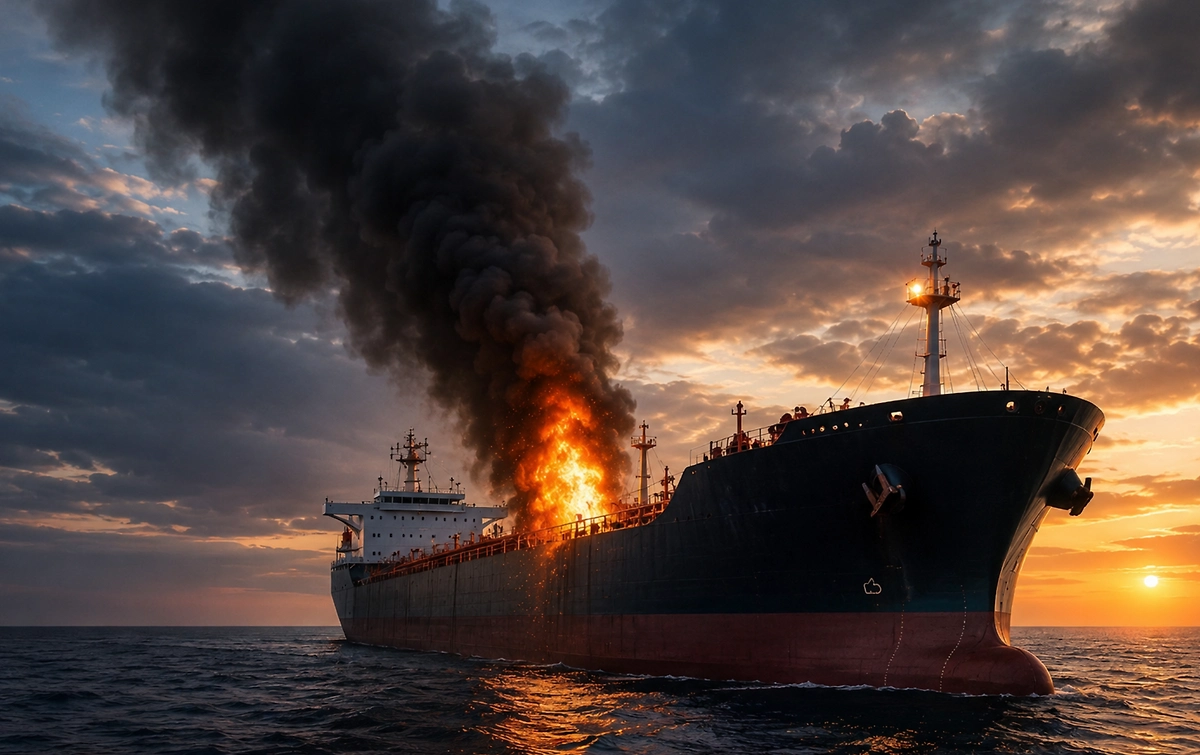 Sebuah Drone Ukraina Menyerang Kapal Tanker Yunani di Laut Hitam