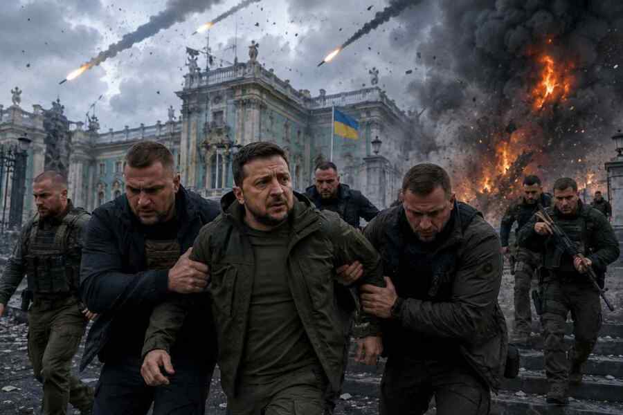 Malam yang Mengerikan di Kyiv: Zelensky Disembunyikan 93 Meter di Bawah Tanah. Pertahanan Udara Runtuh – Tidak Satu pun Rudal Rusia Berhasil Ditembak Jatuh