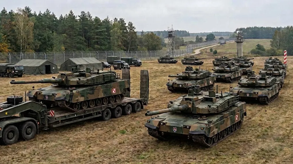 Polandia Memperkuat Perbatasannya di Dekat Wilayah Kaliningrad dengan 28 Tank K2