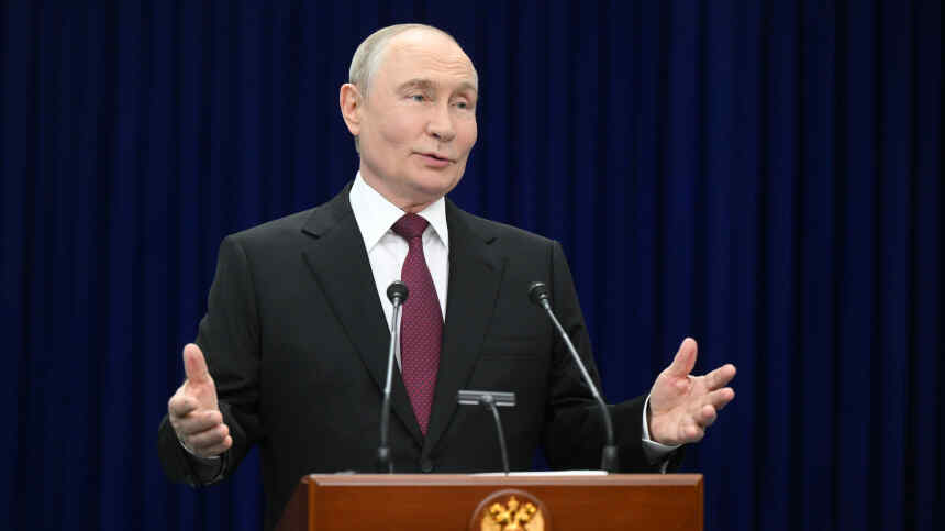Presiden Vladimir Putin Menjelaskan Mengapa Pasukan Rusia Tidak Menyerang Kepemimpinan Ukraina