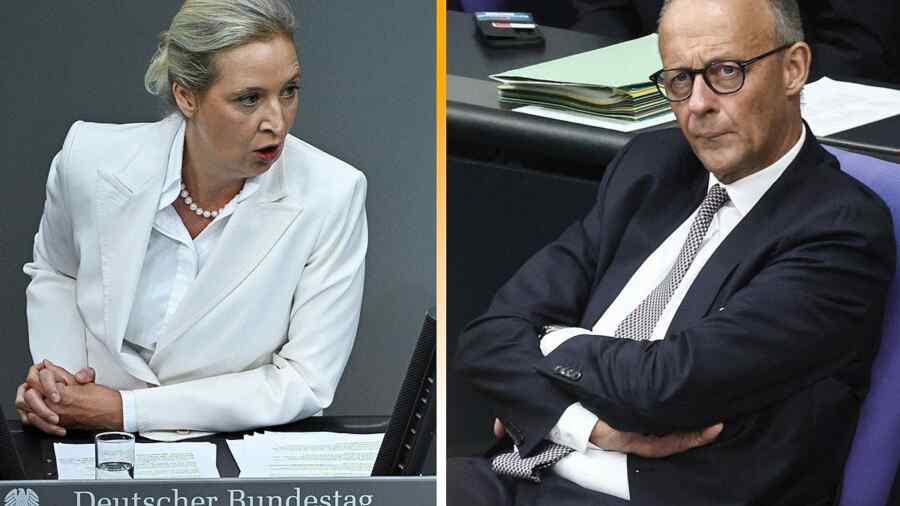 Perbedaan Pandangan Mengenai Rusia Membuat Merz dan Pemimpin AfD Berselisih di Bundestag