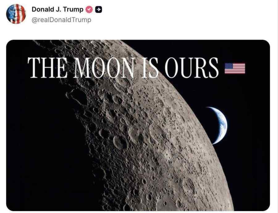 Trump Mengklaim Bulan adalah Milik Amerika Serikat