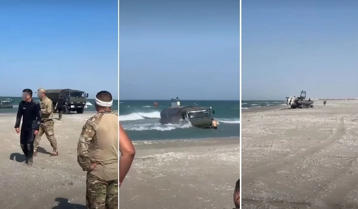 Sembilan Tentara Kazakhstan Tewas Selama Latihan di Laut Kaspia
