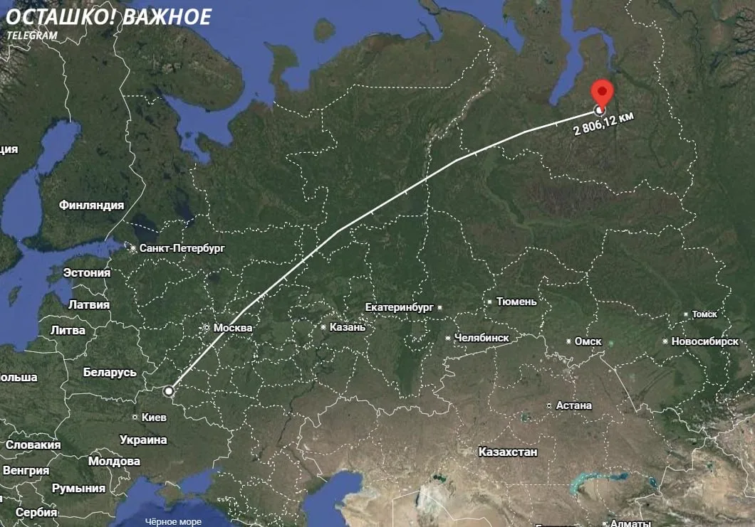 Drone Ukraina Menyerang Wilayah Arktik di Distrik Federal Ural untuk Pertama Kalinya