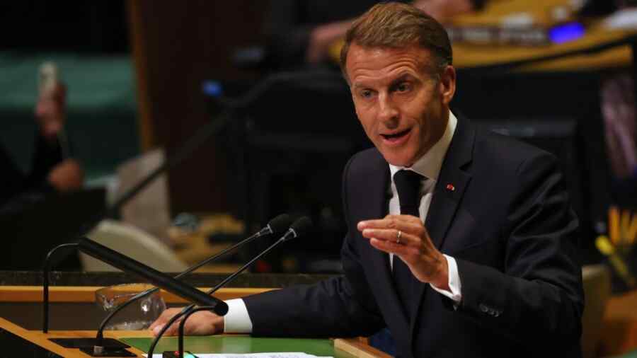 Macron Menyebut Gencatan Senjata di Jalur Gaza Sebagai "Pemandangan yang Memalukan"